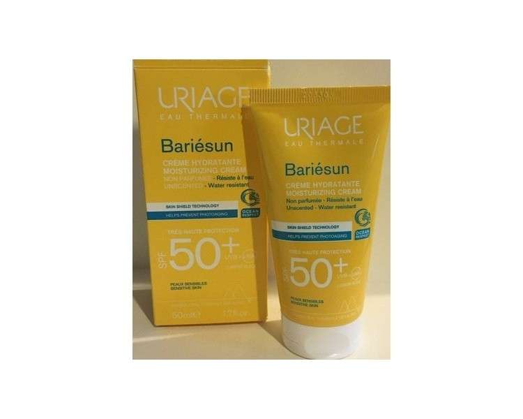 Uriage Bariesun SPF 50+ Fragrance-Free Cream Sun Protection 50ml - New in Box