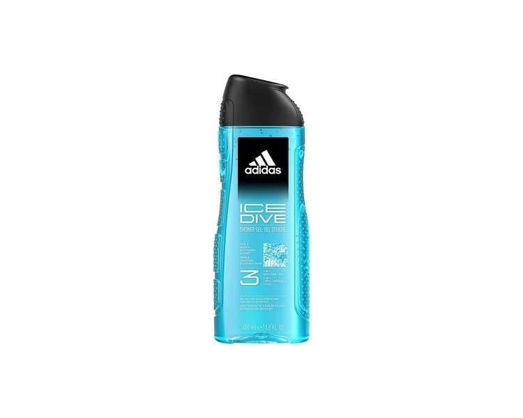 Adidas Ice Dive 3-in-1 Shower Gel for Men 400ml