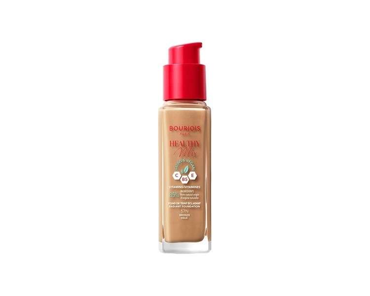 Bourjois  Foundation Healthy Mix Clean Foundation 57N Bronze 30ml