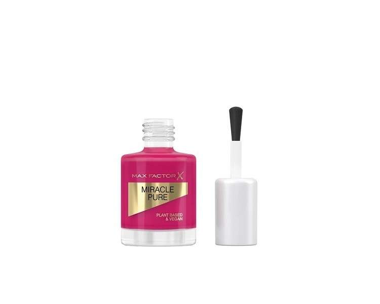 Max Factor Miracle Pure Nail Polish Vegan 265 Fiery Fuchsia 12mL