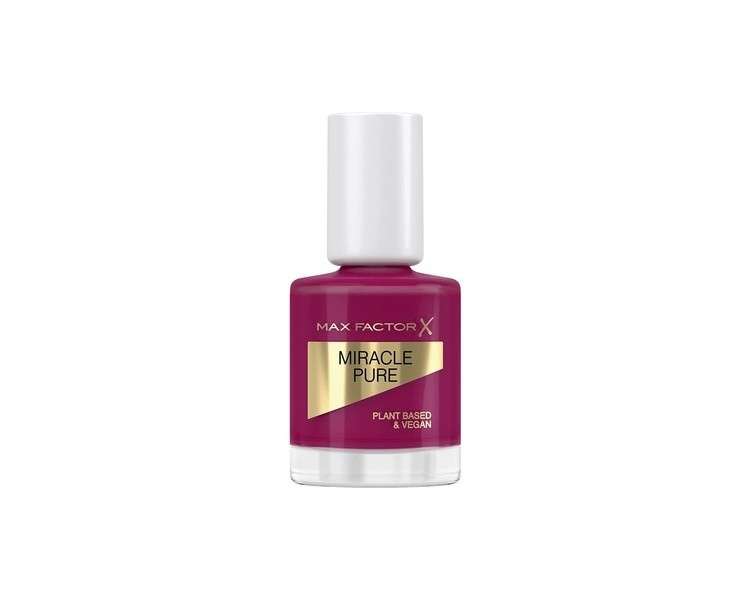 Max Factor Miracle Pure Nail Colour Sweet Plum Vegan Nail Polish 12ml