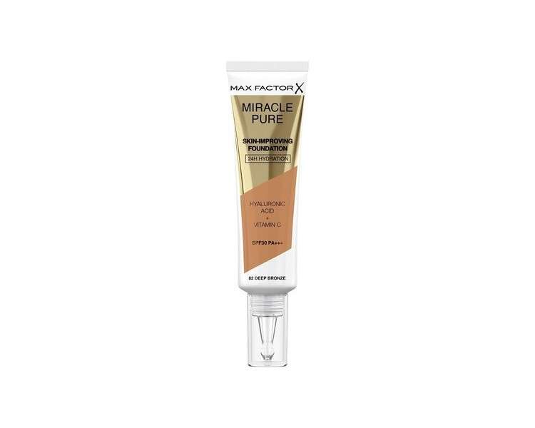 Max Factor Miracle Pure Foundation Deep Bronze 82