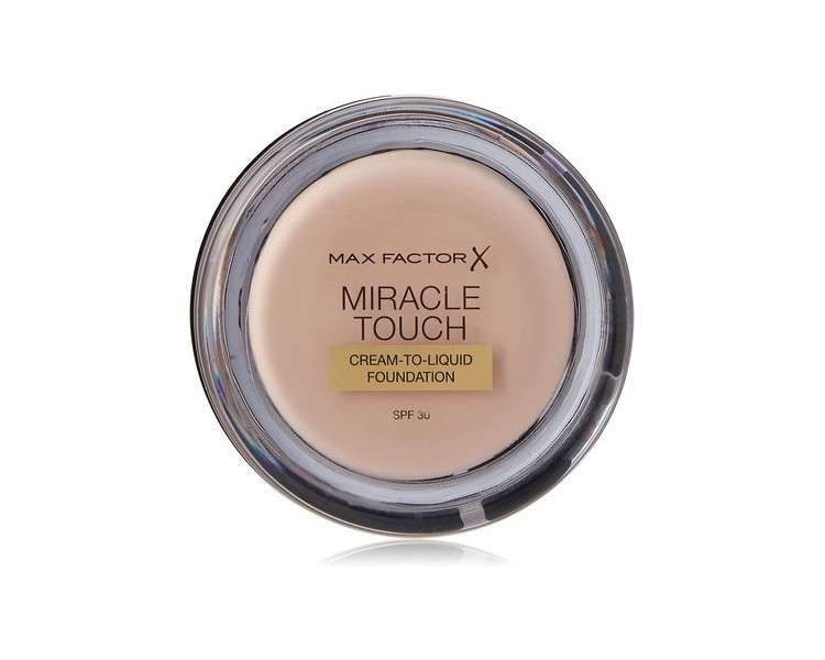 Max Factor Miracle Touch Base Cremosa Hidratante SPF30 Tom Rose Ivory 11.5g