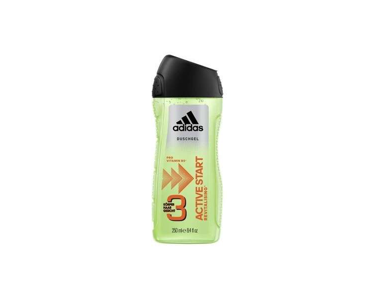 Adidas Active Start 3in1 Shower Gel for Men 250ml