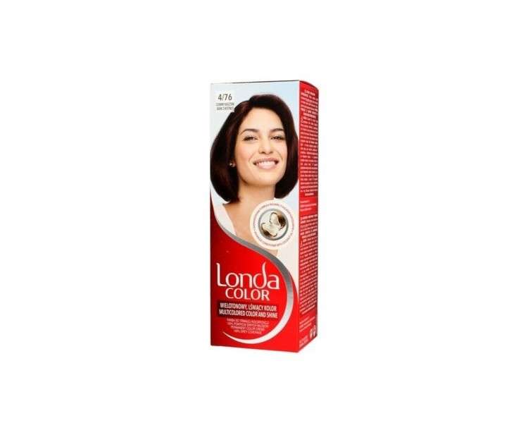 Londacolor Creme Hair Color No. 4/76 Dark Chestnut 1p