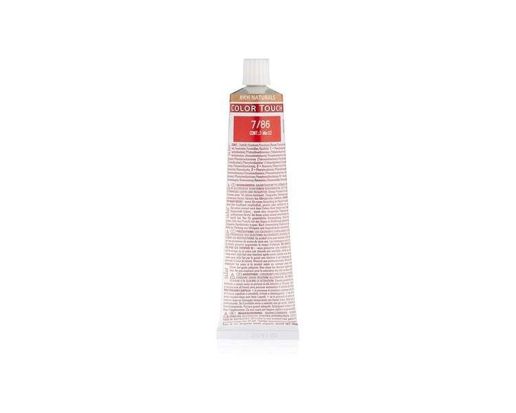 Wella Hair Color Touch Rich Naturals 7/86 60ml
