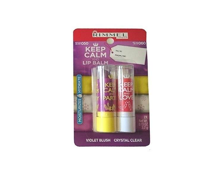 Rimmel Keep Calm and Love Lip Balm in Violet Blush