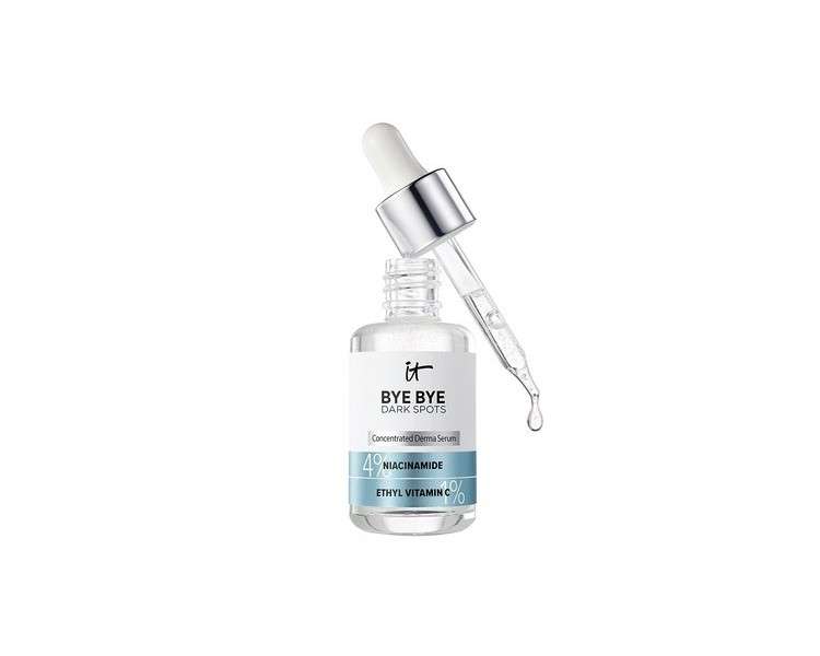 IT Cosmetics Bye Bye Dark Spots 4% Niacinamide Serum with 1% Ethyl Vitamin C 1 fl oz