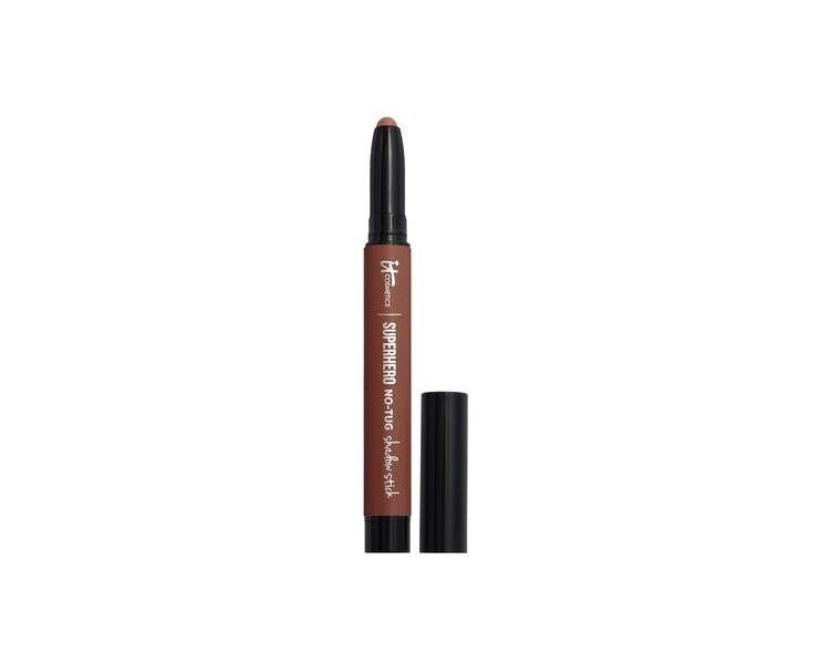 IT Cosmetics Superhero No-Tug Waterproof Eyeshadow Stick Tenacious Tawny 0.05oz - Matte Medium Brown