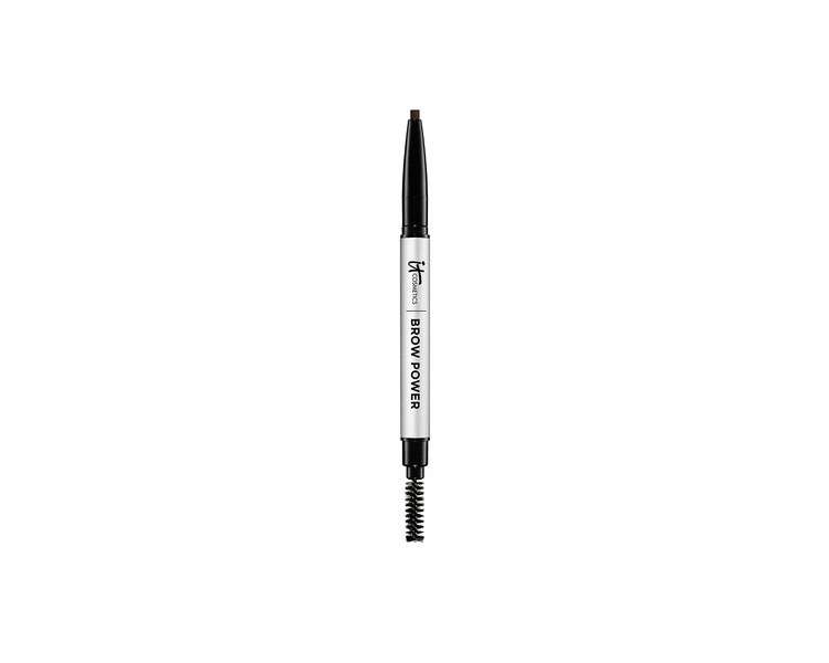 IT Cosmetics Brow Power Universal Dark Brunette Eyebrow Pencil with Biotin and Saw Palmetto 0.0056oz