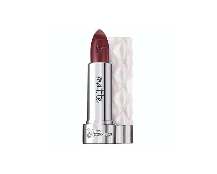 IT Cosmetics Pillow Lips Lipstick Lights Out Dark Nude Espresso Matte Finish 0.13oz