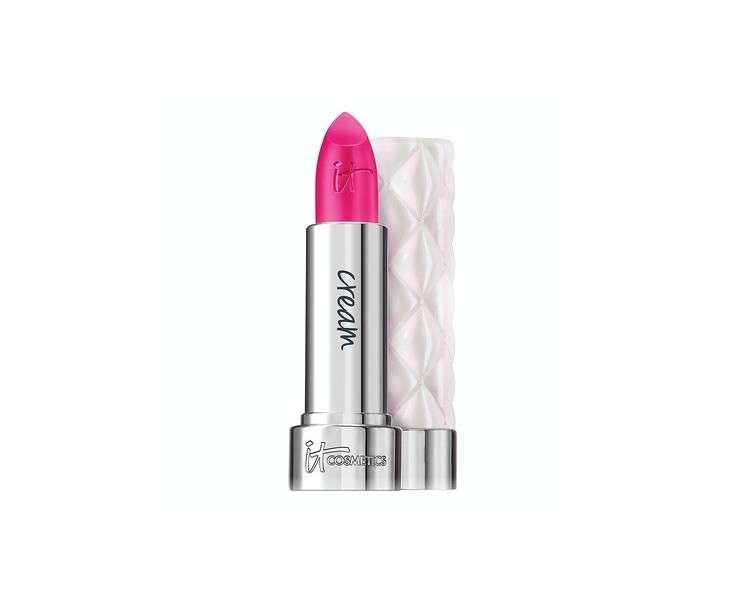 IT Cosmetics Pillow Lips Lipstick 11:11 Bright Fuchsia with Cream Finish 0.13 oz