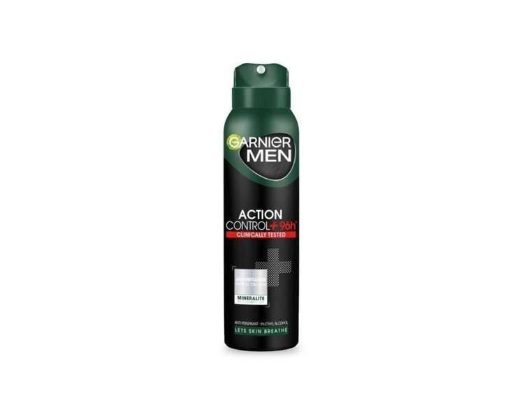 Garnier Men Action Control 96h+ Clinically Tested Deodorant Spray 150ml