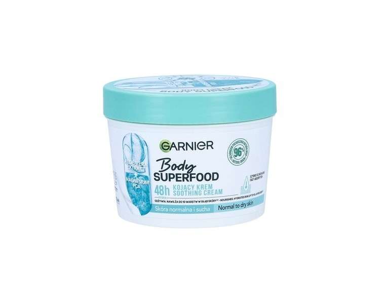 Garnier Body Superfood Soothing Cream for Normal to Dry Skin with Aloe 380ml