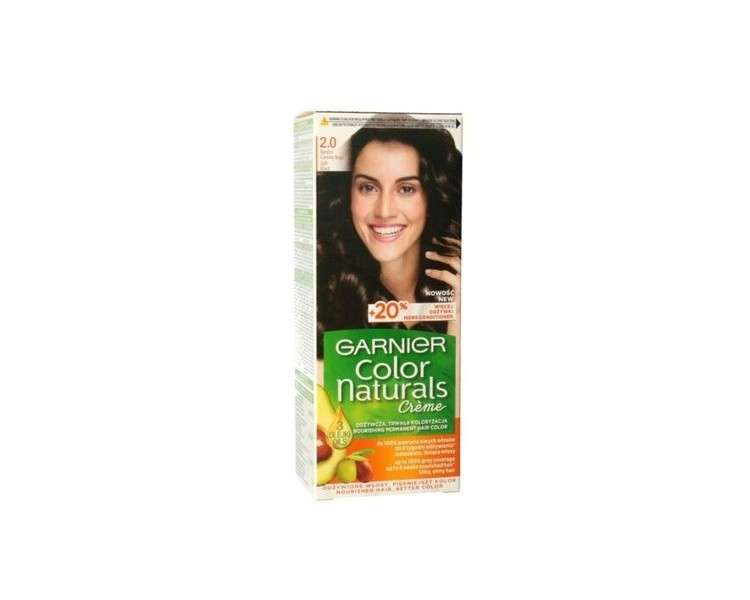 Garnier Color Naturals Hair Color Cream 2.0 Extra Dark Brown