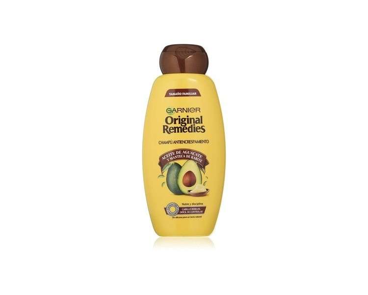 Garnier Original Remedies Avocado Oil and Shea Butter Shampoo for Rebellious and Frizzy Hair 600ml