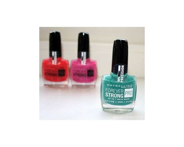 Maybelline Forever Strong Pro Nail Polish 605 Hyper Jade Greenwich