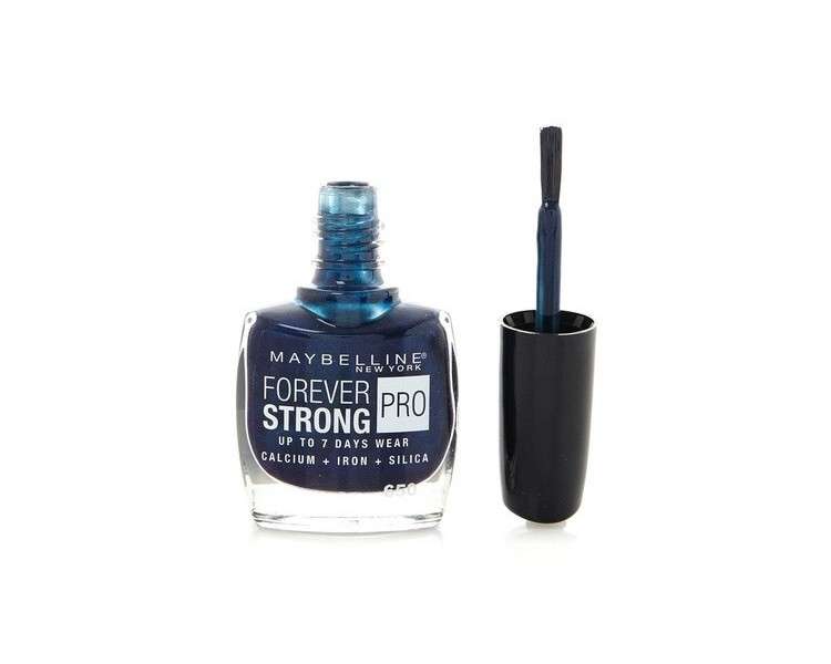 Maybelline Forever Strong Pro Nail Polish 650 Night Blue 10ml