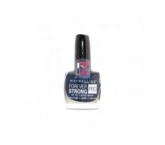 Gemey Maybelline Forever Strong Pro 650 Midnight Blue Nail Polish 10ml