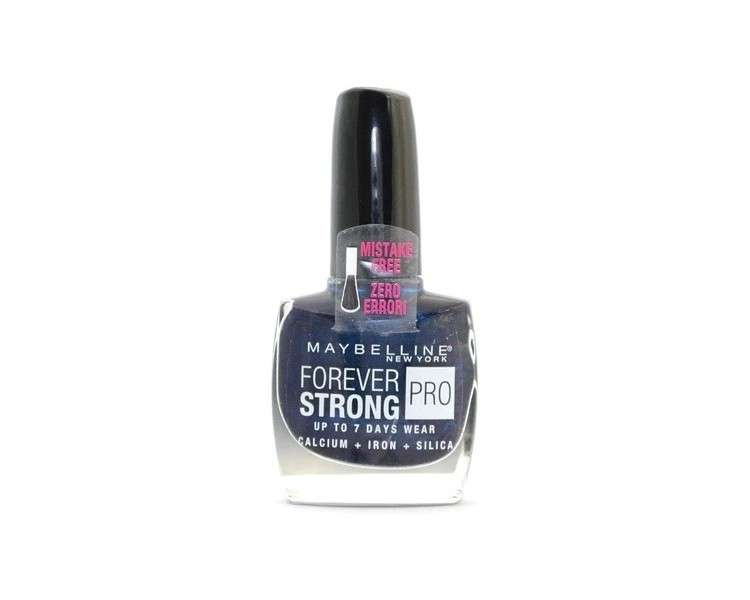 Gemey Maybelline Forever Strong Pro 650 Midnight Blue Nail Polish 10ml