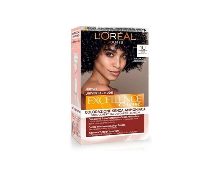 L'Oreal Paris Excellence Universal Nude Hair Dye Universal Black