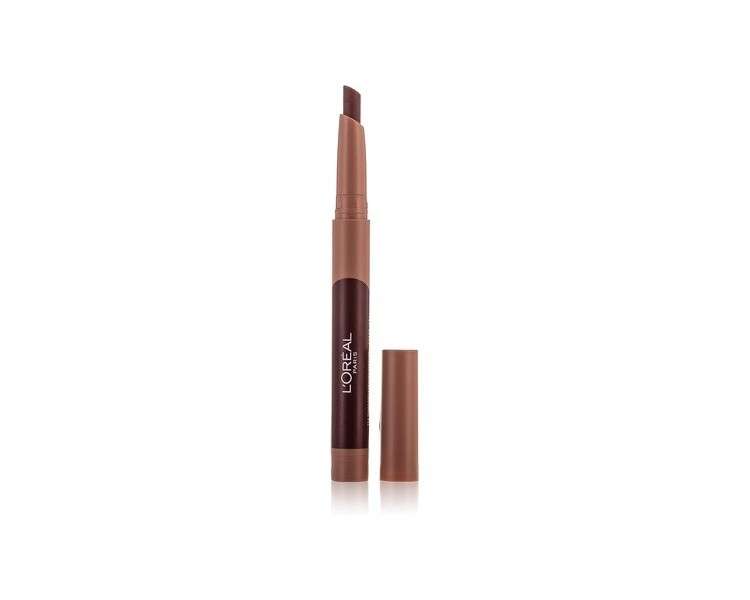 L'Oreal Paris Infallible Very Matte Lip Crayon Lipstick Smudge Proof Nude 116 Cherryfic 1.3g