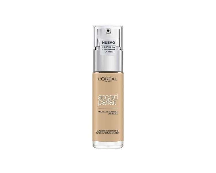 L'Oreal Paris Make Up Accord Parfait Foundation 30ml Creamy Beige 3N