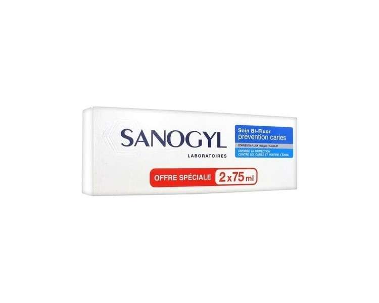 Sanogyl Bi-Fluor Care Decays Prevention Toothpaste 75ml - Pack of 2