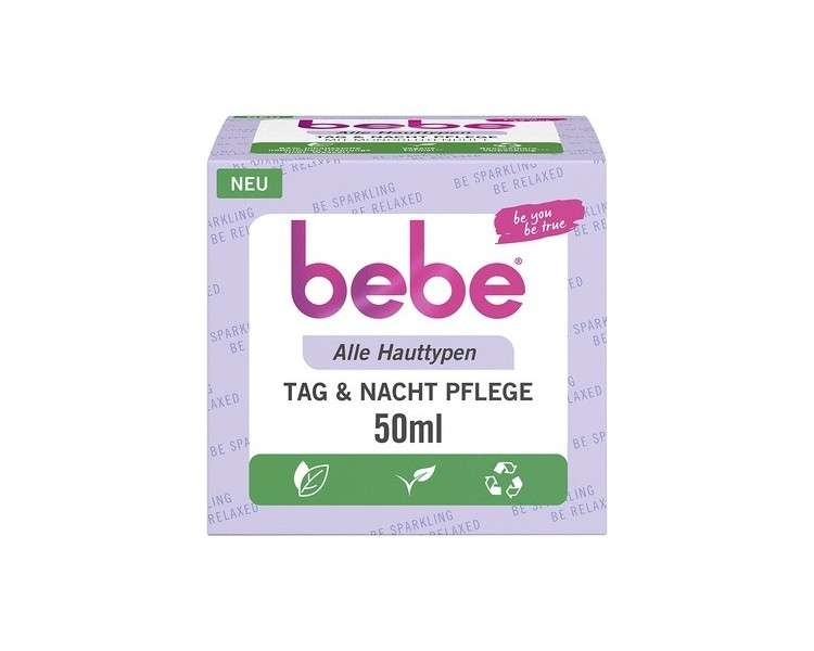 bebe Day & Night Care Face Cream 50ml with Moonflower and Vanilla Scent