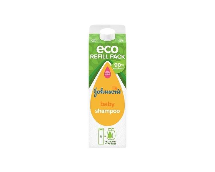 Johnson's Baby Shampoo Eco Refill Pack 1L