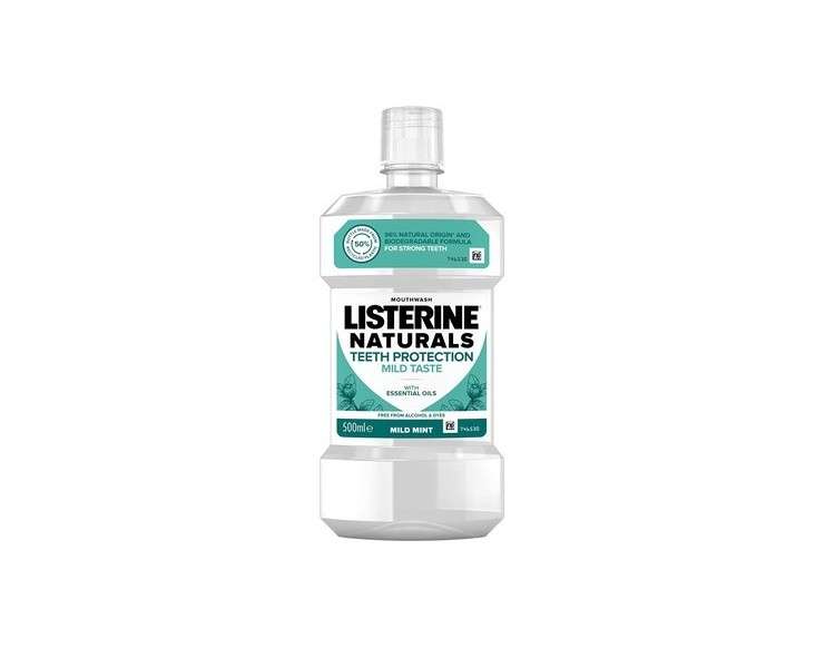 Listerine Naturals Teeth Protection Mouthwash 500ml