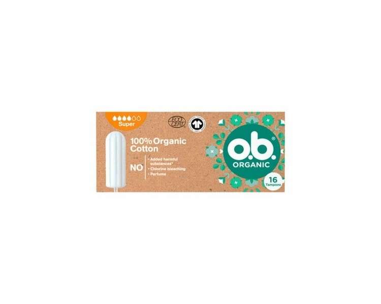 O.B. Organic Super Tampons