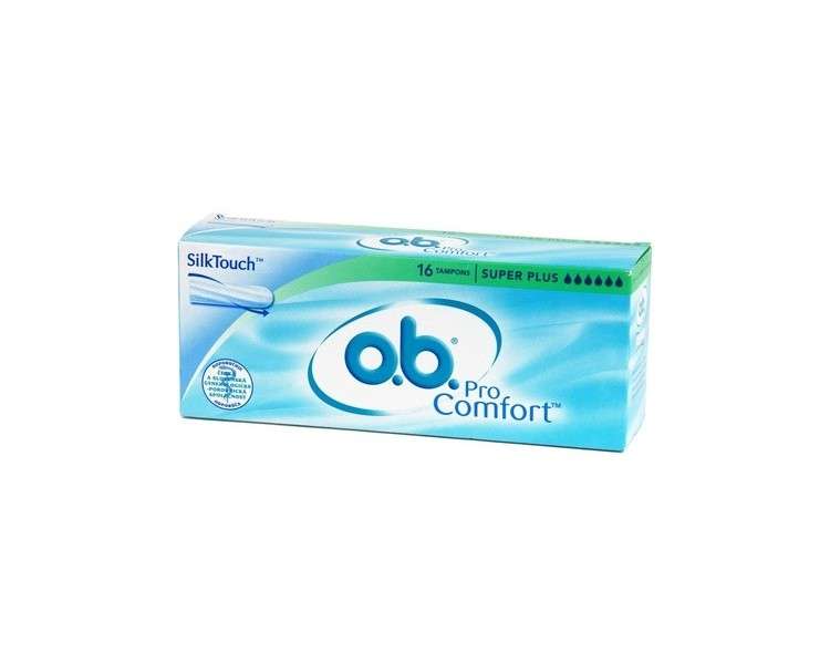 O.B. Tampons with SilkTouch Cover Super Plus 16 Digital Tampons