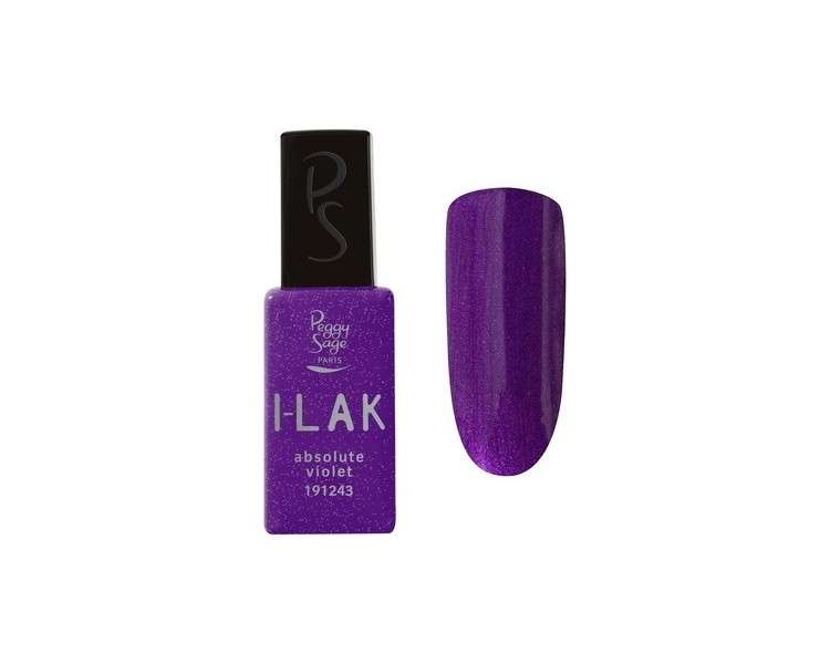 Peggy Sage I-LAK Semi-Permanent Nail Polish Absolute Violet