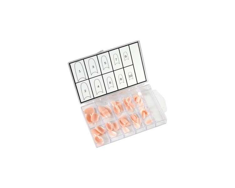 Peggy Sage Set Disco 100 Capsules Fake Nails Nude Pink