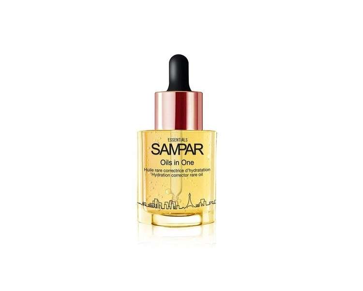 Sampar Oils in One Unique Oil for Optimizing Skin Moisture with Hyaluronic Acid Microspheres 30ml Dropper Bottle