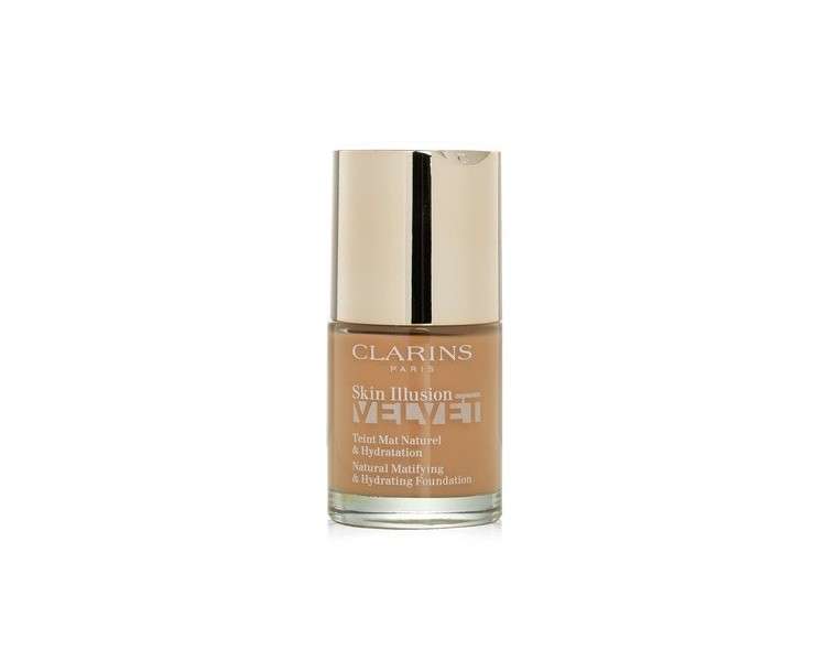 Clarins Paris Skin Illusion Velvet Natural Matifying & Hydrating Foundation 114N 30ml