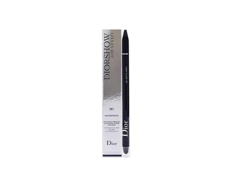 Christian Dior Diorshow 24H Stylo Waterproof Eyeliner 061 Matte Gray Women 0.2g