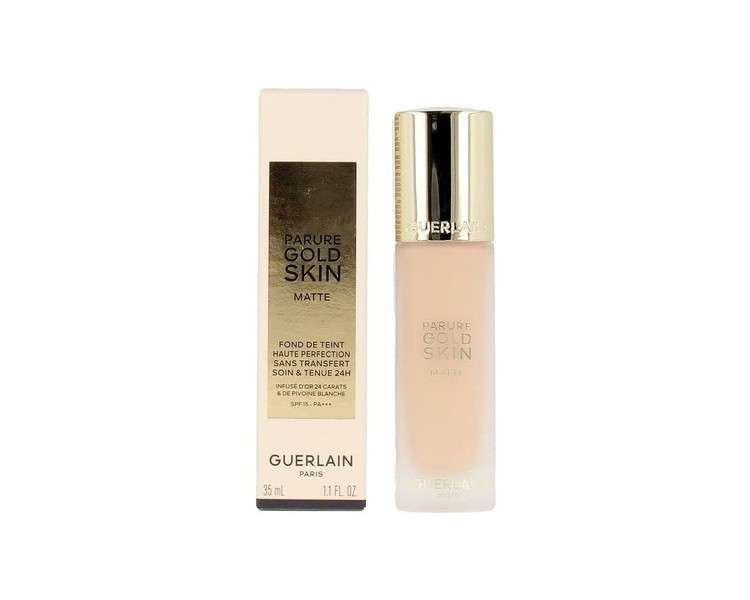 Guerlain Parure Gold Skin Matte Foundation Spf15 1.1oz no.2N Neutral