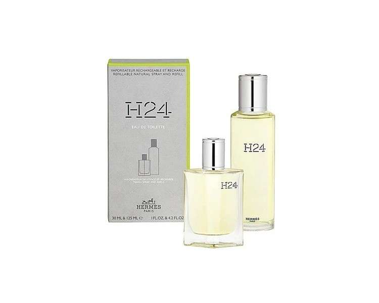 Hermes H24 Eau de Toilette Spray 30ml with Refill Bottle 125ml