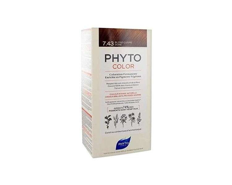 Phyto Couleur 7.43 Golden Blonde