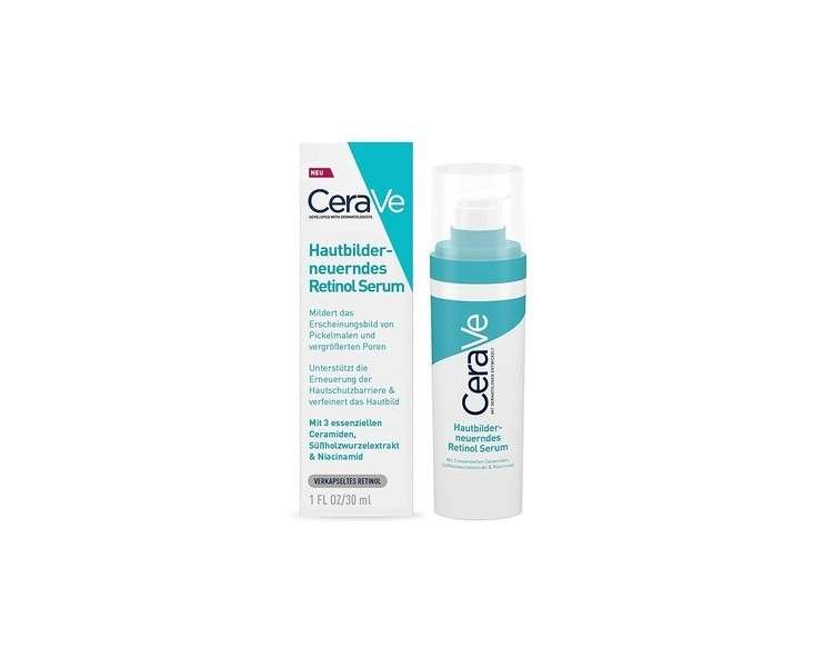 CeraVe Skin Renewing Retinol Serum with Ceramides and Niacinamide 30ml