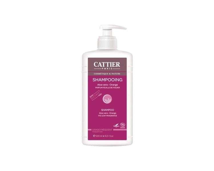 Cattier Organic Aloe Vera Orange Shampoo 500ml