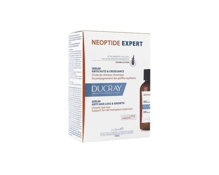 DUCRAY Neoptide Expert Hair Loss Serum 2 Vials of 50ml