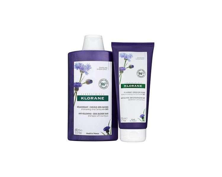 Klorane Anti-yellowing Shampoo With Centaury 400ml