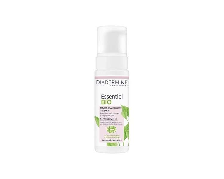 Diadermine Essentiel Bio Soothing Cleansing Foam Enriched with Natural Prebiotics 150ml