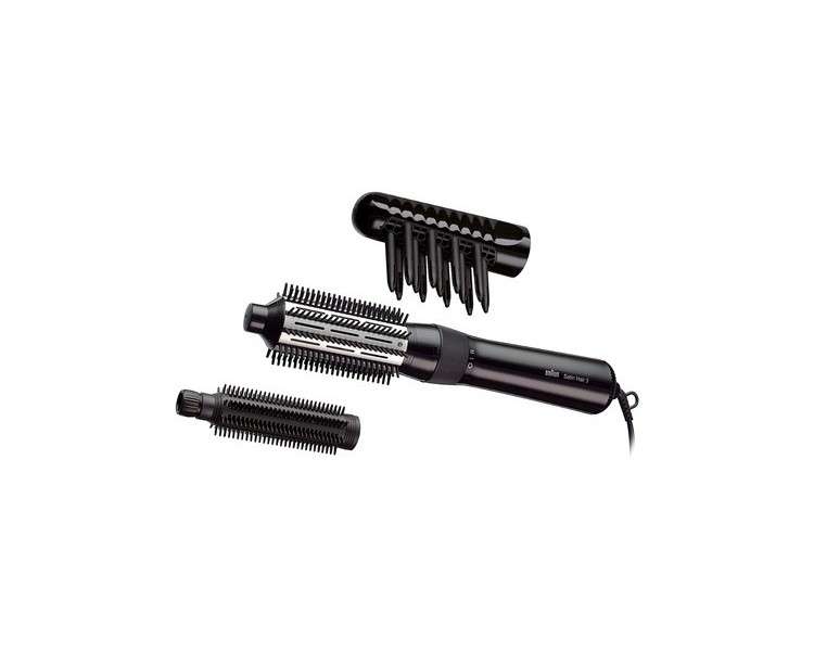 Braun Satin Hair 3 AS330 Hot Air Brush Black/Silver