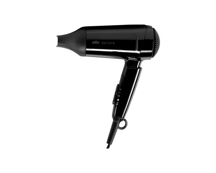 Braun Hairdryer Style & Go 3 HD 350 Black