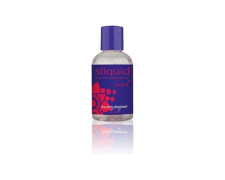 Sliquid Swirl Natural Water Based Lubricant Strawberry Pomegranate 4.2 Ounce