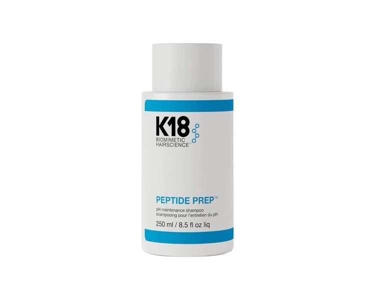 K-18 Peptide Prep pH Maintenance Hair Shampoo 250ml Color-Safe Vegan and Cruelty-Free - Transparent